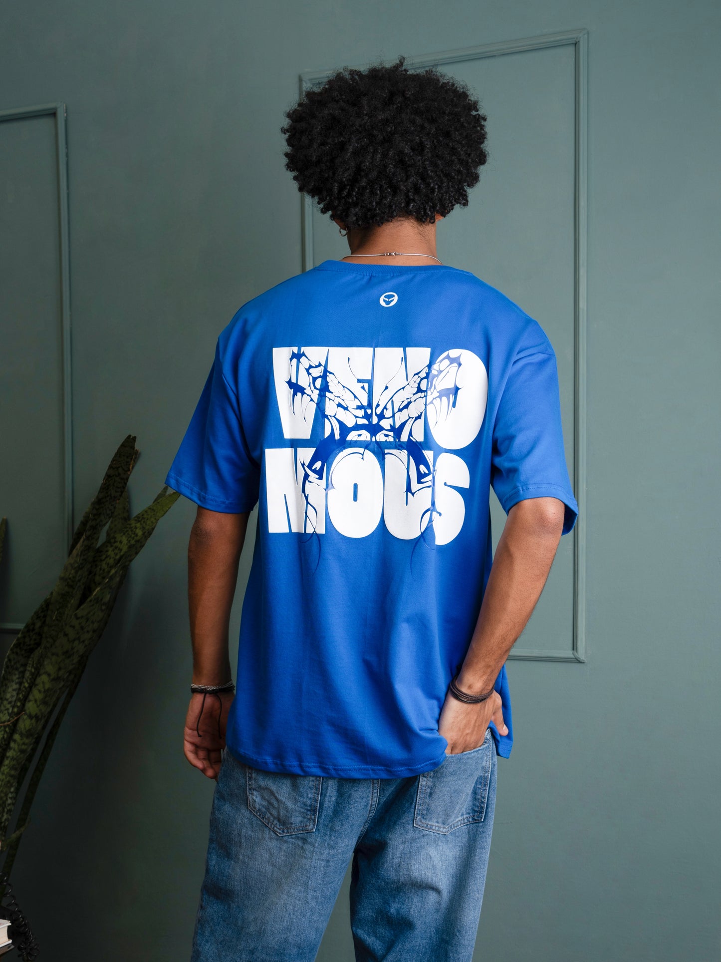 VENOMOUS Royal Blue Oversized T-shirt