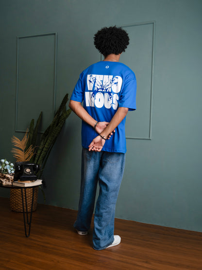 VENOMOUS Royal Blue Oversized T-shirt