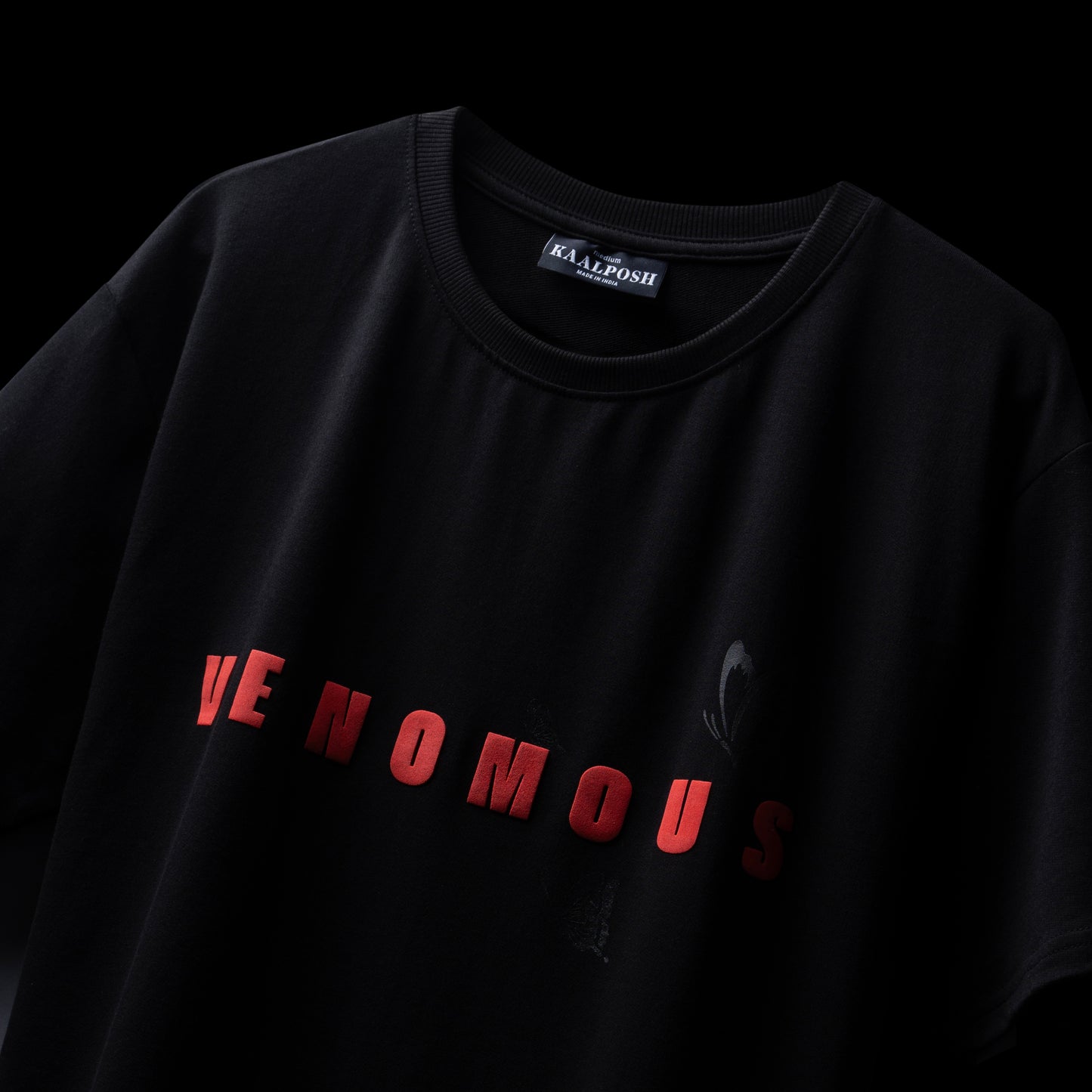 VENOMOUS Black Oversized T-Shirt