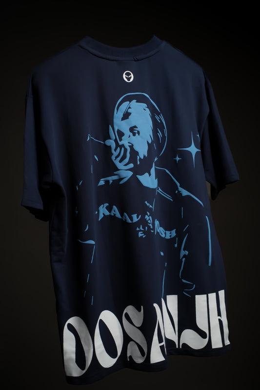 DILJIT Illuminati Blue Oversized T-shirt