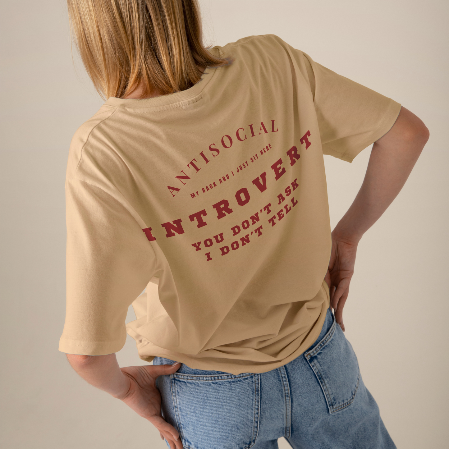 INTROVERT OVERSIZED T-SHIRT