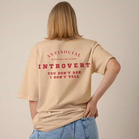 INTROVERT OVERSIZED T-SHIRT